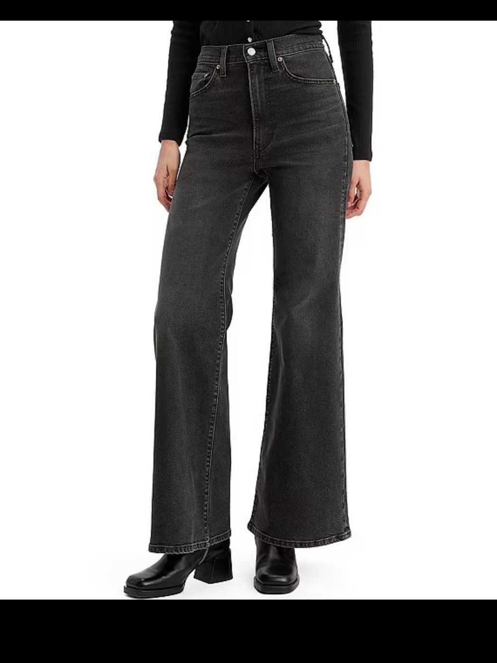 Levi’s Ribcage Flare Jeans - Black